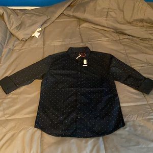 Deep Navy Blue, Beverly Hills Polo Club button up